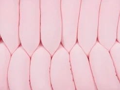 Beliani Solmutyyny Sametti Vaaleanpunainen 45 X 25 Cm Panara New