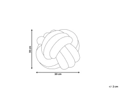 Beliani Solmutyyny Sametti Vaaleanpunainen 30 X 30 Cm Malni New