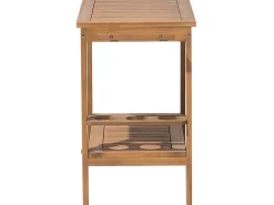 Beliani Tarjoiluvaunu Akaasia Vaalea Puu Sassari Cheap