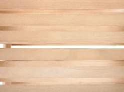 Beliani Tarjoiluvaunu Keisaripuu/Rauta Vaalea Puu/Musta Formia Clearance