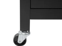 Beliani Tarjoiluvaunu Laatikko Kaappi Vaalea Puu/Musta Siena Online