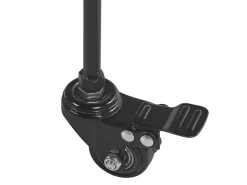 Beliani Tarjoiluvaunu Lasitasolla Metalli Musta Alamo Hot