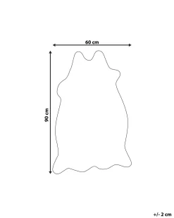 Beliani Tekotalja 60X90 Cm Lehma Mustavalkoinen Nambung Flash Sale