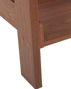 Beliani Tikashylly 5 Hyllya Tumma Puu Mobile Duo Fashion