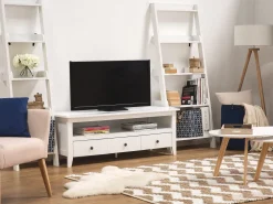 Beliani Tikashylly 5 Hyllya Valkoinen Mobile Duo Fashion