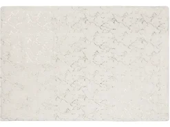 Beliani Torkkupeitto Kangas Kermanvalkoinen 130 X 180 Cm Godavari Outlet