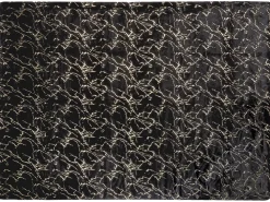 Beliani Torkkupeitto Kangas Musta 130 X 180 Cm Godavari Cheap