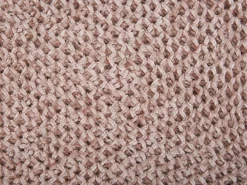 Beliani Torkkupeitto Kangas Vaaleanpunainen 150 X 200 Cm Haifa New