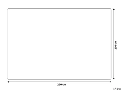 Beliani Torkkupeitto Kangas Vaaleanharmaa 200 X 220 Cm Samur Shop