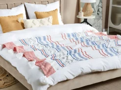 Beliani Torkkupeitto Monivarinen 130 X 150 Cm Cubuk Outlet