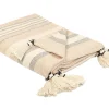 Beliani Torkkupeitto Puuvilla Beige 130 X 170 Cm Yarseli Best Sale
