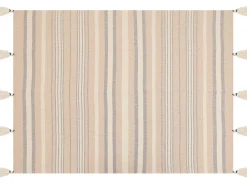 Beliani Torkkupeitto Puuvilla Beige 130 X 170 Cm Yarseli Best Sale