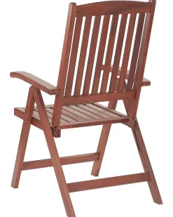 Beliani Tumma Akaasiapuinen Puutarhatuoli Toscana Shop