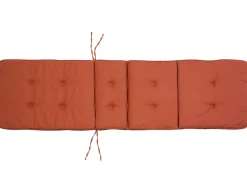 Beliani Tummanpunainen Pehmuste Lepotuoliin Toscana/Java Discount