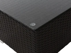 Beliani Tummanruskea 8-Istuttava Ulkosohvaryhma Pe-Rottingista Xxl Shop