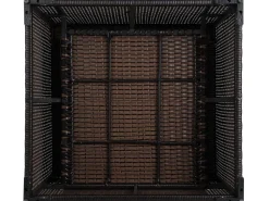 Beliani Tummanruskea 8-Istuttava Ulkosohvaryhma Pe-Rottingista Xxl Shop