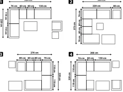 Beliani Tummanruskea 8-Istuttava Ulkosohvaryhma Pe-Rottingista Xxl Shop
