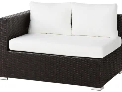 Beliani Tummanruskea 8-Istuttava Ulkosohvaryhma Pe-Rottingista Xxl Shop