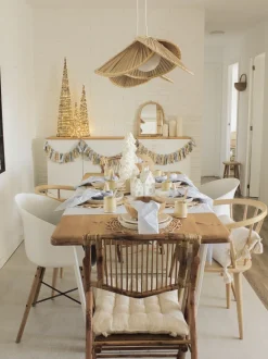 Beliani Tuoli Bambu Kokoontaitettava Ruskea 4 Kpl Trentor Cheap