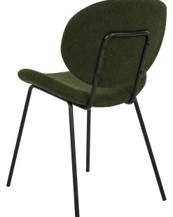 Beliani Tuoli Buklee Tummanvihrea 2 Kpl Luana Flash Sale