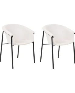 Beliani Tuoli Kangas Beige 2 Kpl Ames Outlet