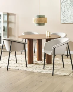 Beliani Tuoli Kangas Beige 2 Kpl Ames Outlet