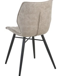 Beliani Tuoli Kangas Beige 2 Kpl Lisle New