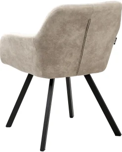 Beliani Tuoli Kangas Beige 2 Kpl Monee Clearance