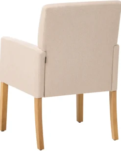 Beliani Tuoli Kangas Beige Rockefeller Fashion