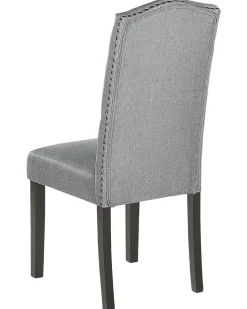 Beliani Tuoli Kangas Harmaa 2 Kpl Shirley Outlet