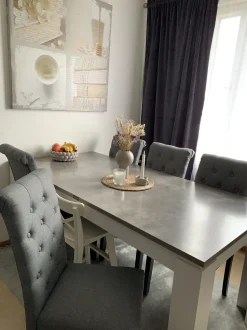 Beliani Tuoli Kangas Harmaa 2 Kpl Velva Clearance