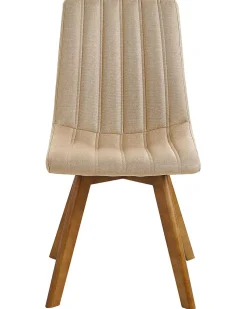 Beliani Tuoli Kangas Hiekanruskea 2 Kpl Calgary Sale