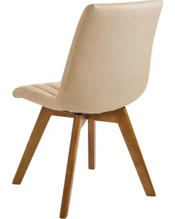 Beliani Tuoli Kangas Hiekanruskea 2 Kpl Calgary Sale