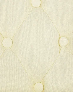 Beliani Tuoli Kangas Kermanvalkoinen 2 Kpl Velva Hot