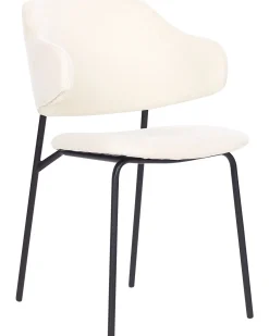 Beliani Tuoli Kangas Kermanvalkoinen 2 Kpl Kenai Shop