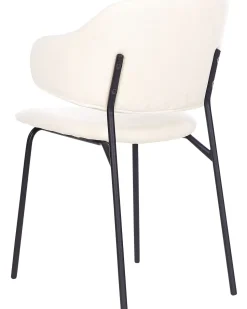 Beliani Tuoli Kangas Kermanvalkoinen 2 Kpl Kenai Shop