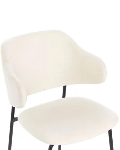 Beliani Tuoli Kangas Kermanvalkoinen 2 Kpl Kenai Shop