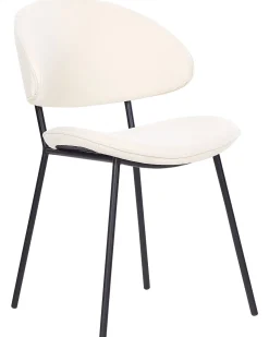 Beliani Tuoli Kangas Kermanvalkoinen 2 Kpl Kiana Best