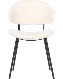 Beliani Tuoli Kangas Kermanvalkoinen 2 Kpl Kiana Best