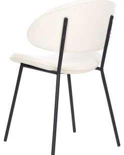 Beliani Tuoli Kangas Kermanvalkoinen 2 Kpl Kiana Best