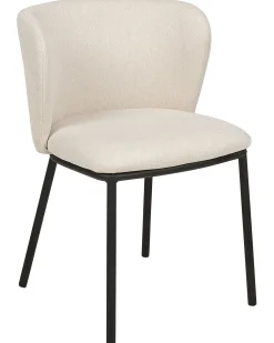 Beliani Tuoli Kangas Kermanvalkoinen 2 Kpl Mina Online