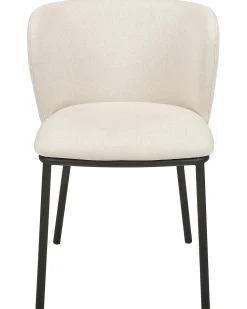 Beliani Tuoli Kangas Kermanvalkoinen 2 Kpl Mina Online