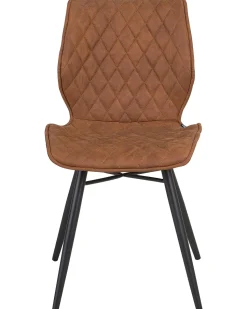 Beliani Tuoli Kangas Kullanruskea 2 Kpl Lisle Best