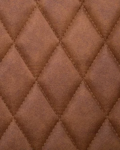 Beliani Tuoli Kangas Kullanruskea 2 Kpl Lisle Best