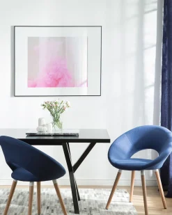 Beliani Tuoli Kangas Laivastonsininen 2 Kpl Roslyn Best