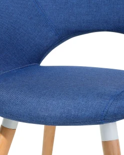 Beliani Tuoli Kangas Laivastonsininen 2 Kpl Roslyn Best