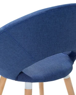 Beliani Tuoli Kangas Laivastonsininen 2 Kpl Roslyn Best