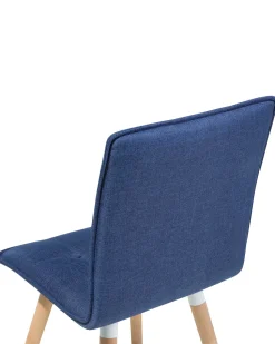 Beliani Tuoli Kangas Laivastonsininen 2 Kpl Brooklyn Discount