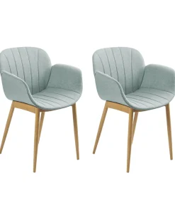 Beliani Tuoli Kangas Mintunvihrea 2 Kpl Alice Flash Sale