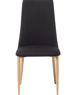 Beliani Tuoli Kangas Musta 2 Kpl Clayton Flash Sale